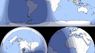Time and Date Mercator AE Globe Timelapse 2023-2024