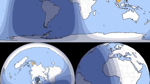 Time and Date Mercator AE Globe Timelapse 2023-2024