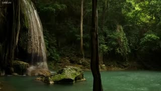 Native American Flute Music: Waterfall, Rain Sounds: Relaxing, Meditation, Music