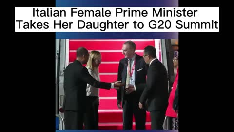 Italian President Takes His Daughter to G20 Summit