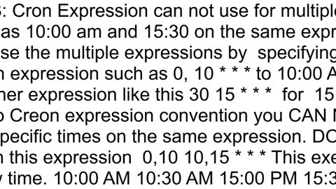 Cron expression to run job twice a day at different time