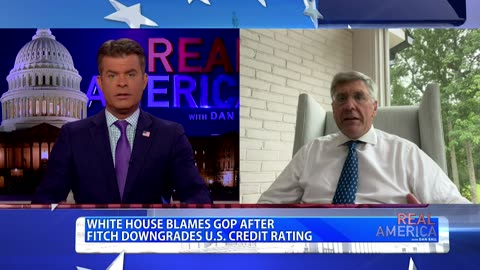 REAL AMERICA -- Dan Ball W/ Steve Moore, Fitch Downgrades U.S. Economy