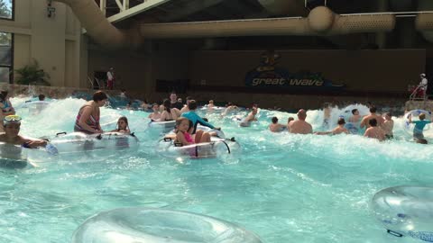 Wave pool at Wisconsin Dells