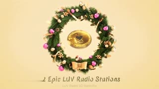 3D Christmas Wreath Logo LUV Radio 5D Radioflix 12 sec promo