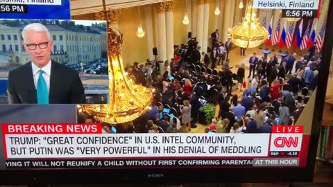CNN's Cooper Calls Trump's Russian Presser "Disgraceful"