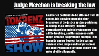 Tom Renz 4/6 - Judge Merchan is Breaking the Law