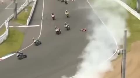 Bike racing video