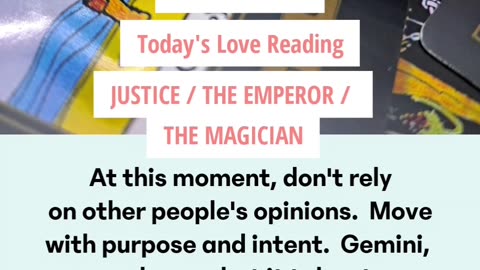 GEMINI! Today's Love Reading ❤️💫💕 # Tarot