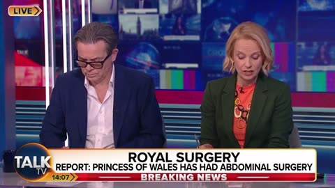 Princess Of Wales In Hospital For Two Weeks After Abdominal Surgery In London