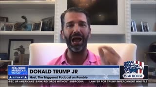 Donald Trump JR full interview on the war room.