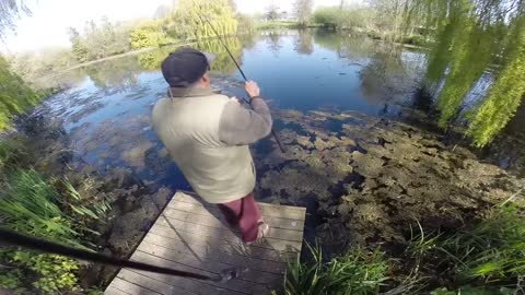 Pike fishing in Weedy Lakes-16