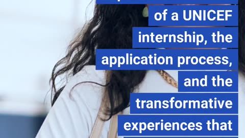 Embark on a Meaningful Journey: UNICEF Internship Opportunities