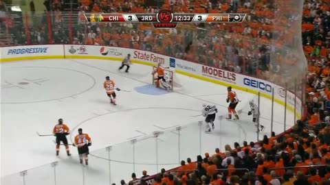 Blackhawks vs Flyers Game 3 2010 Stanley Cup Finals