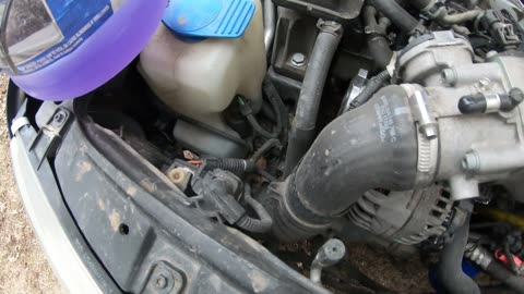 Volkswagen Mk4 Jetta windshield washer sprayer replacement.