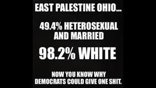 East Palestine - 98.2% White