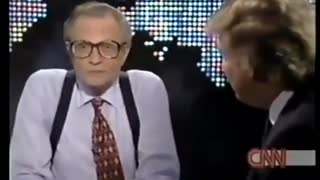 Larry King and Donald Trump FULL INTERVIEW: Reads JFK JR Letter - October 8, 1999