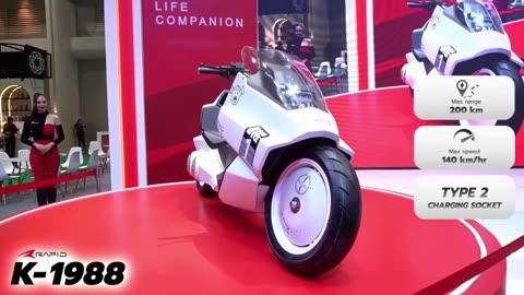 124 Miles Range on a Single Charge New Rapid K-1988 Concept | Electric Bike Latest Updates