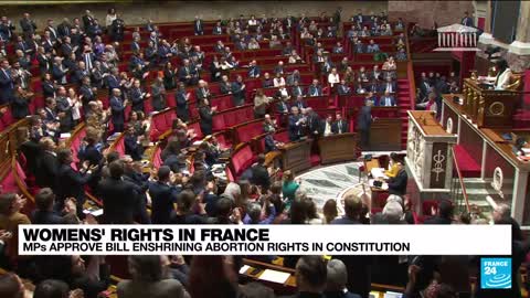 French National Assembly votes to enshrine abortion in constitution