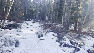 Ascending the Snowy Summit Trail of Tom, Dick & Harry Mountain – Oregon – 4K