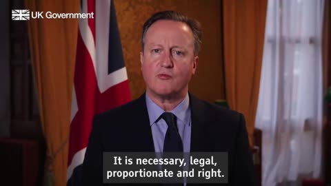UK Foreign Secretary David Cameron on Targeted Strikes on Houthi Military Targets