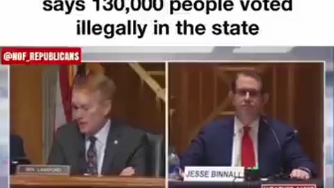 Congress become aware 130,000+ illegal votes were cast in Nevada, yet no arrests were made
