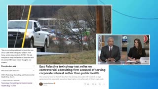 Plane crash connected to East Palestine toxicology experts outside of Clinton Airport