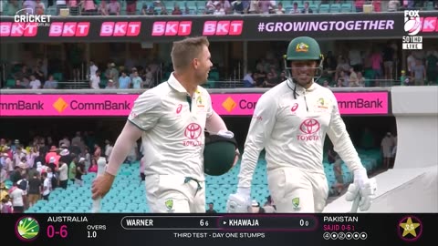 Australia v Pakistan 2023-24 | Third Test | Day 1