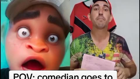 POV: funny video: Spanish comedian goes to immigration jail 🤕🤕