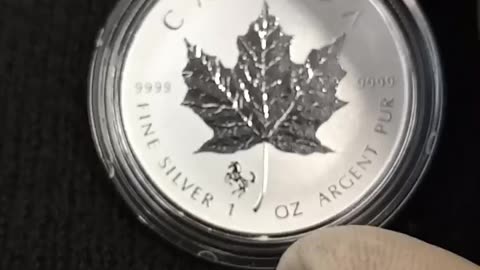 2014 Reverse Proof Maple Leaf Horse Privy Mark