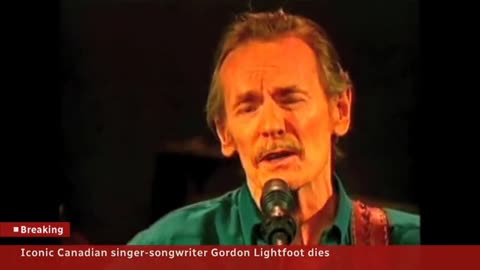 Legendary Canadian singer-songwriter Gordon Lightfoot has died.