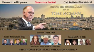 Israel with Tom Homan and Sara Carter