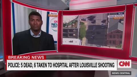 CNN Latest news about Areial footage shows aftermath of Louisville shooting. | news