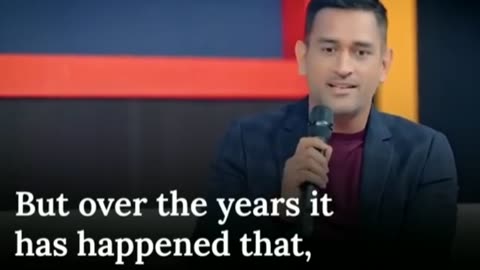 Dhoni told his thoughts to Mandira Bedi