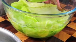 Cabbage can be made like this