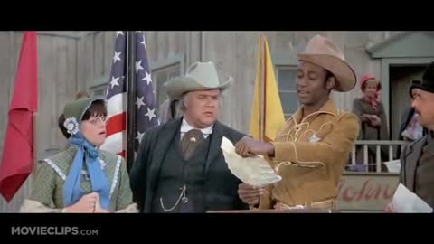 WELCOME SHERIFF (or maybe not...) scene : Blazing Saddles (1974)