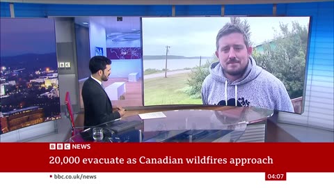 Canadian wildfires: Yellowknife evacuates 20,000 people