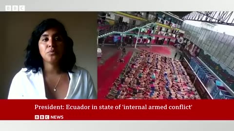 Ecuador: Violence leaves streets empty in 'armed internal conflict' - BBC News