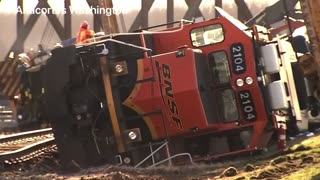 BREAKING: Hazmat crews are on the scene of a train derailment that caused