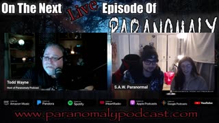 On this episode of Paranomaly, (Feb 12th) we are talking with: Shane and Alex from SAW Paranormal