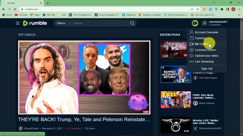 How To Create a Rumble Channel - Rumble Channel Setup
