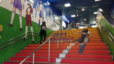 Soccer manga kicks off station’s new look in Tokyo - The Japan News