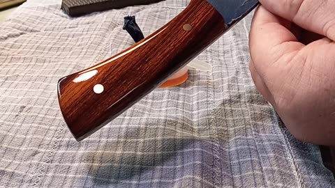 Oiling the handle