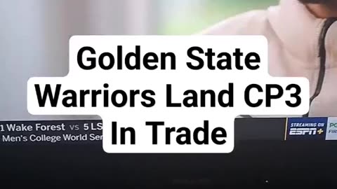 Golden State Warriors Land CP3
