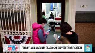Pennsylvania County Deadlocked On Certifying Midterm Elections Results