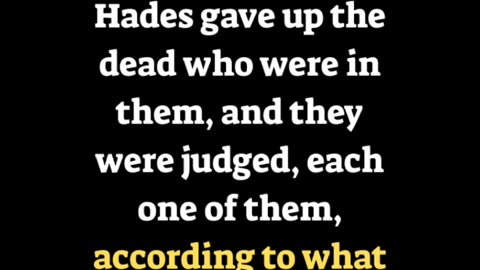 Judgment Based on Works (Romans 2:6-8 & Revelation 20:13)