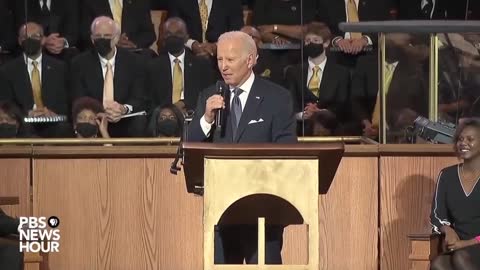 Biden thinking he is still at a buffet (while making MLK speech)