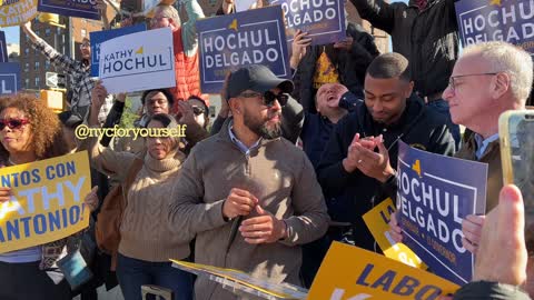“The Boogie Down Always Comes Out Strong for the Democratic Party!” Bronx Dems Rally Amid Protesters