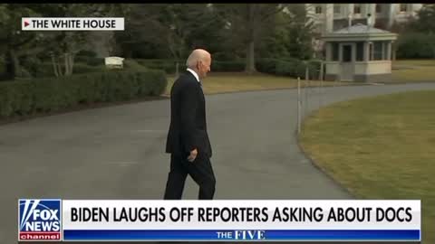 Biden Laughs Off Reporters asking about Documents