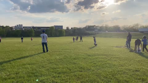 Baseball practice