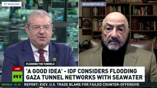 Former Sr. Pentagon Policy Analyst, Michael Maloof “Israel wants to try and flood Gaza tunnels”